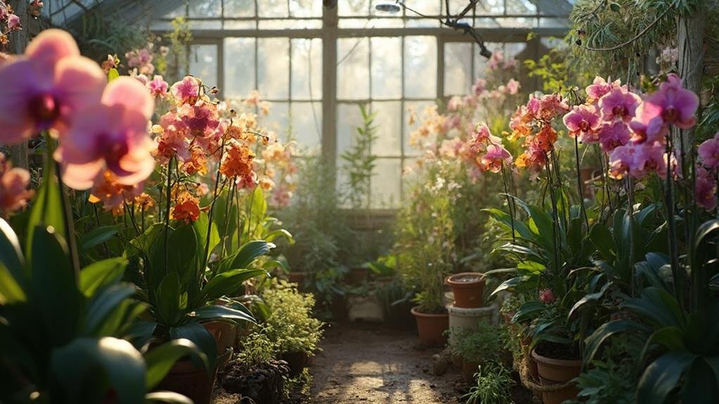 optimal light for orchids
