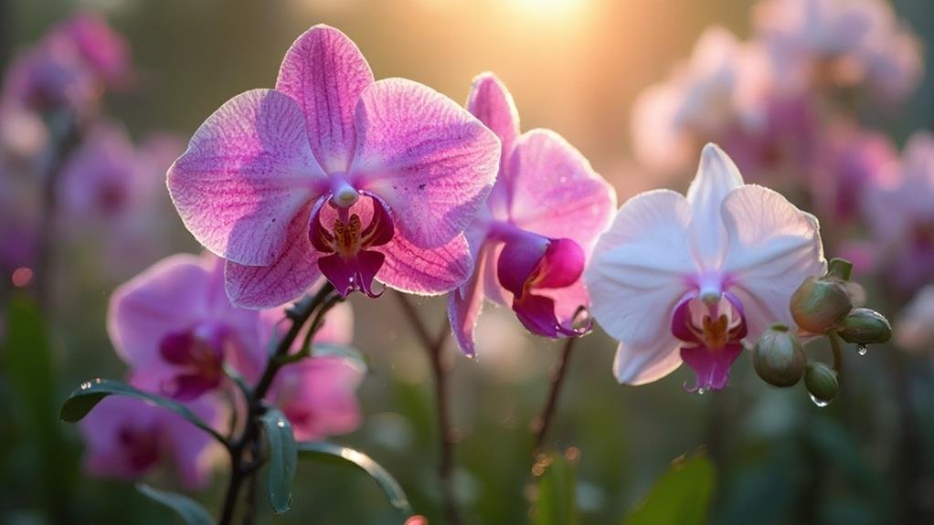 synchronizing floral growth patterns