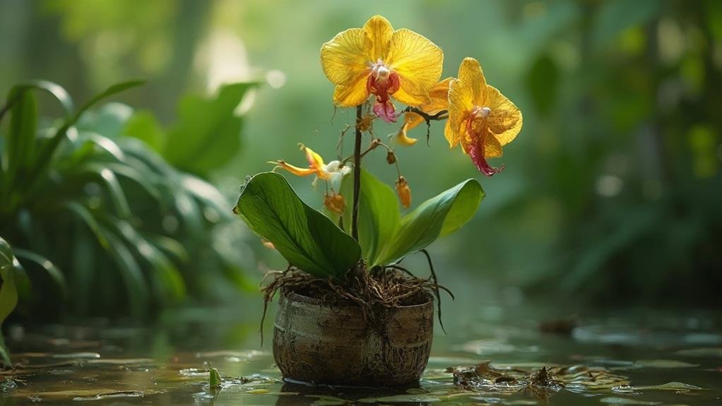 wilting yellowing root rot